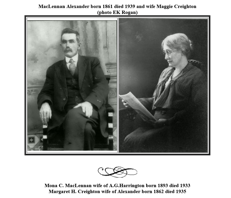 Photo of photos/Alexander McLennan 1861-1939 Canada & wife